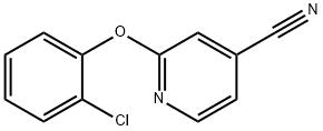 2-(2-chlorophenoxy)pyridine-4-carbonitrile 구조식 이미지