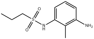 N-(3-amino-2-methylphenyl)propane-1-sulfonamide 구조식 이미지
