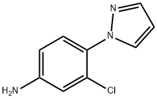 3-chloro-4-(1H-pyrazol-1-yl)aniline Structure