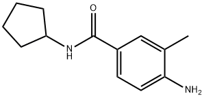 4-amino-N-cyclopentyl-3-methylbenzamide 구조식 이미지