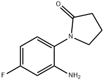 1-(2-amino-4-fluorophenyl)pyrrolidin-2-one 구조식 이미지