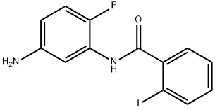 N-(5-amino-2-fluorophenyl)-2-iodobenzamide Structure