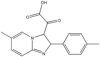 (6-methyl-2-p-tolyl-2,3-dihydro-imidazo[1,2-a]pyridin-3-yl)-oxoacetic acid 구조식 이미지