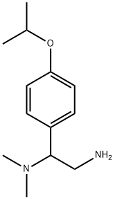 {2-amino-1-[4-(propan-2-yloxy)phenyl]ethyl}dimethylamine 구조식 이미지