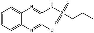 N-(3-chloroquinoxalin-2-yl)propane-1-sulfonamide Structure