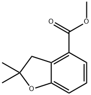 2,2-dimethyl-2,3-dihydrobenzofuran-4-carboxylic acid methyl ester Structure