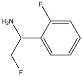 2-FLUORO-1-(2-FLUOROPHENYL)ETHANAMINE 구조식 이미지