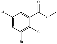 Methyl 3-bromo-2,5-dichlorobenzoate Structure