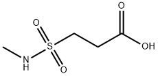 3-(methylsulfamoyl)propanoic acid Structure