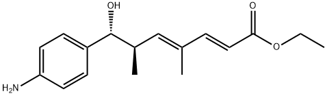ethyl (2E,4E,6R,7R)-7-(4-aminophenyl)-7-hydroxy-4,6-dimethylhepta-2,4-dienoate Structure