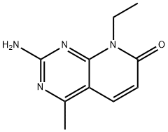 2-amino-8-ethyl-4-methylpyrido[2,3-d]pyrimidin-7(8H)-one 구조식 이미지