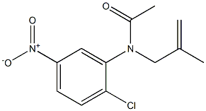 Acetamide, N-(2-chloro-5-nitrophenyl)-N-(2-methyl-2-propen-1-yl)- Structure