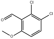 2,3-Dichloro-6-methoxy-benzaldehyde 구조식 이미지