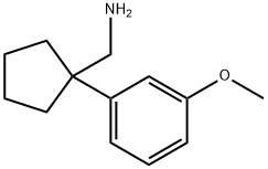 1-(3-Methoxyphenyl)cyclopentanemethanamine 구조식 이미지