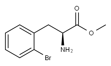 2-bromo- L-Phenylalanine, methyl ester 구조식 이미지