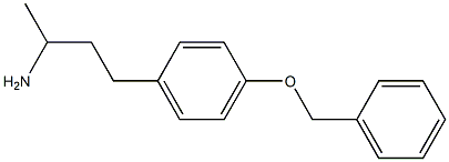 3-[4-(benzyloxy)phenyl]-1-methylpropylamine Structure