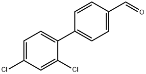 [1,1'-Biphenyl]-4-carboxaldehyde, 2',4'-dichloro- Structure