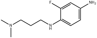 N1-[3-(Dimethylamino)propyl]-2-fluorobenzene-1,4-diamine 구조식 이미지