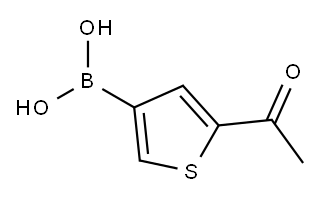5-Acetyl-3-thienylboronic acid Structure