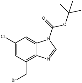942317-90-0 1H-BenziMidazole-1-carboxylic acid, 4-(broMoMethyl)-6-chloro-, 1,1-diMethylethyl ester
