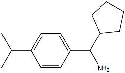 CYCLOPENTYL[4-(PROPAN-2-YL)PHENYL]METHANAMINE Structure