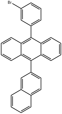 9-(3-Bromophenyl)-10-(2-naphthyl)anthracene Structure