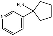 1-Pyridin-3-yl-cyclopentylamine Structure
