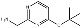 C-(4-tert-Butoxy-pyrimidin-2-yl)-methylamine Structure