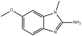 2-Amino-6-methoxy-1-methylbenzimidazole Structure