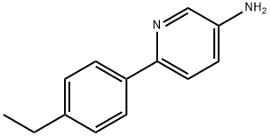 3-AMINO-6-(4-ETHYLPHENYL)PYRIDINE Structure