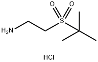 2-(2-Methylpropane-2-sulfonyl)ethylamine hydrochloride Structure