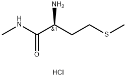 (2S)-2-amino-N-methyl-4-(methylsulfanyl)butanamide hydrochloride Structure