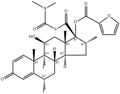 Fluticasone Impurity 구조식 이미지