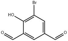 5-bromo-4-hydroxyisophthalaldehyde Structure