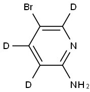 5-bromopyridin-3,4,6-d3-2-amine Structure