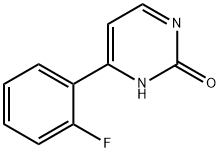 2-Hydroxy-4-(2-fluorophenyl)pyrimidine 구조식 이미지