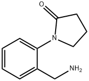 1-[2-(aminomethyl)phenyl]pyrrolidin-2-one 구조식 이미지