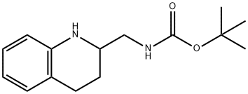 tert-butyl N-[(1,2,3,4-tetrahydroquinolin-2-yl)methyl]carbamate Structure