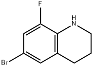 6-bromo-8-fluoro-1,2,3,4-tetrahydroquinoline Structure