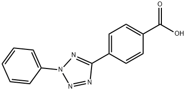 4-(2-phenyl-2H-tetrazol-5-yl)benzoic acid 구조식 이미지