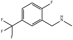 ([2-FLUORO-5-(TRIFLUOROMETHYL)PHENYL]METHYL)(METHYL)AMINE Structure