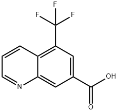 5-(trifluoromethyl)quinoline-7-carboxylic acid Structure