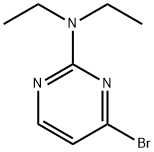4-Bromo-2-(N,N-diethylamino)pyrimidine 구조식 이미지