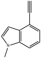 4-Ethynyl-1-methyl-1H-indole Structure