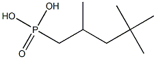 (2,4,4-trimethylpentyl)phosphonic acid 구조식 이미지