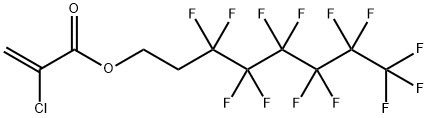 3,3,4,4,5,5,6,6,7,7,8,8,9,9,10,10,10-heptadecafluorodecyl2-chloroacrylate Structure