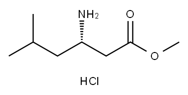 methyl (3S)-3-amino-5-methylhexanoate hydrochloride Structure