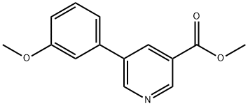 methyl 5-(3-methoxyphenyl)pyridine-3-carboxylate Structure