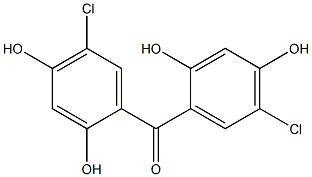 Bis-(5-chloro-2,4-dihydroxy-phenyl)-methanone Structure