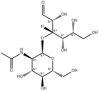 3-O-(2-Acetamido-2-deoxy-a-D-glucopyranosyl)-D-galactose Structure